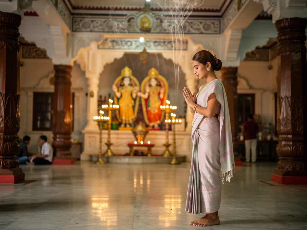 The serene sanctum of Shree Govindajee Temple